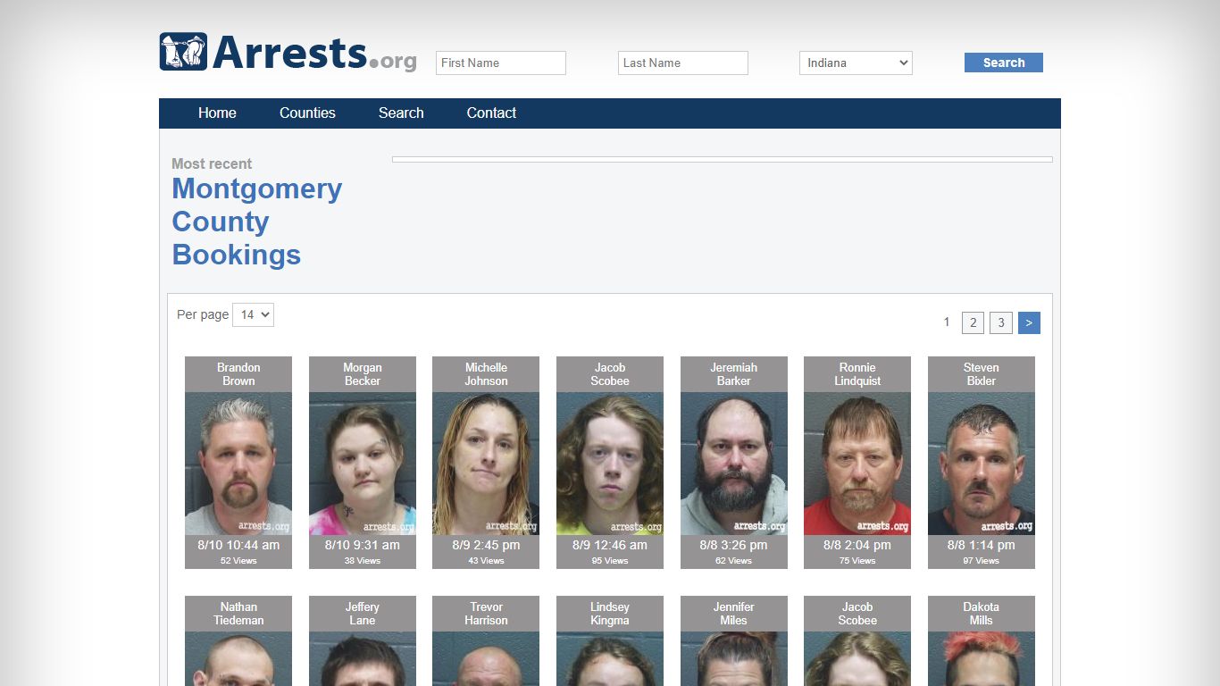 Montgomery County Arrests and Inmate Search